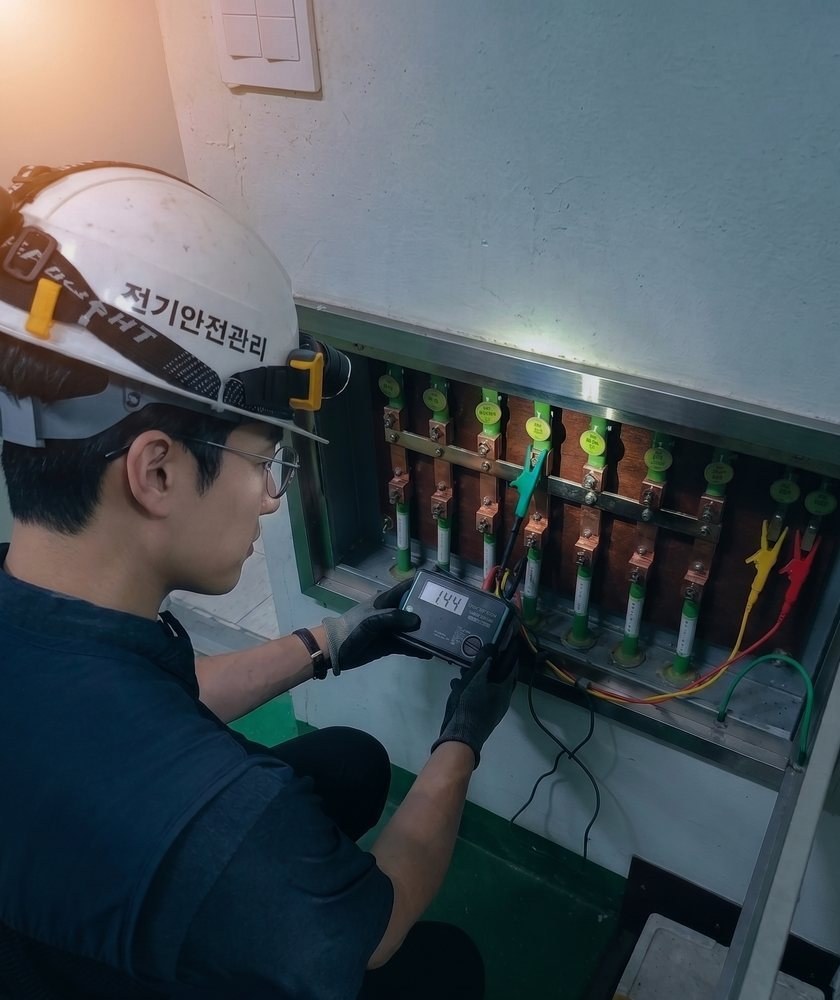 전기안전관리대행 현장 점검 사진